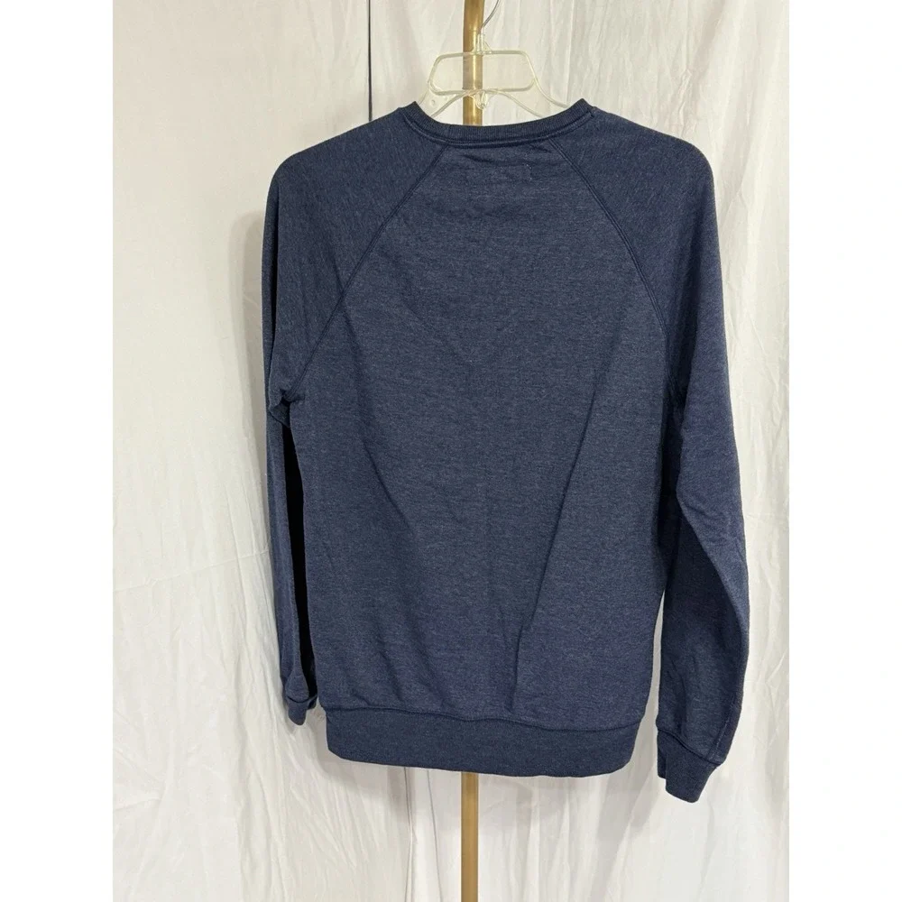 Levi's Mens‎ Medium Blue Long Sleeve Crewneck Sweater Sweatshirt Preowned